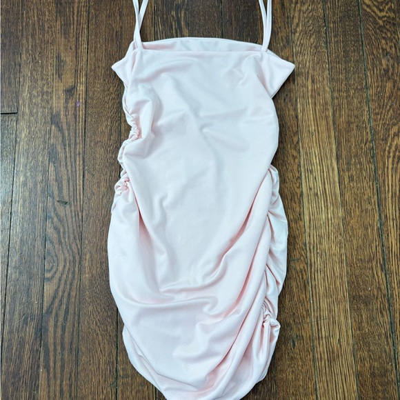 Pink Ruched Dress - Picture 2 of 2